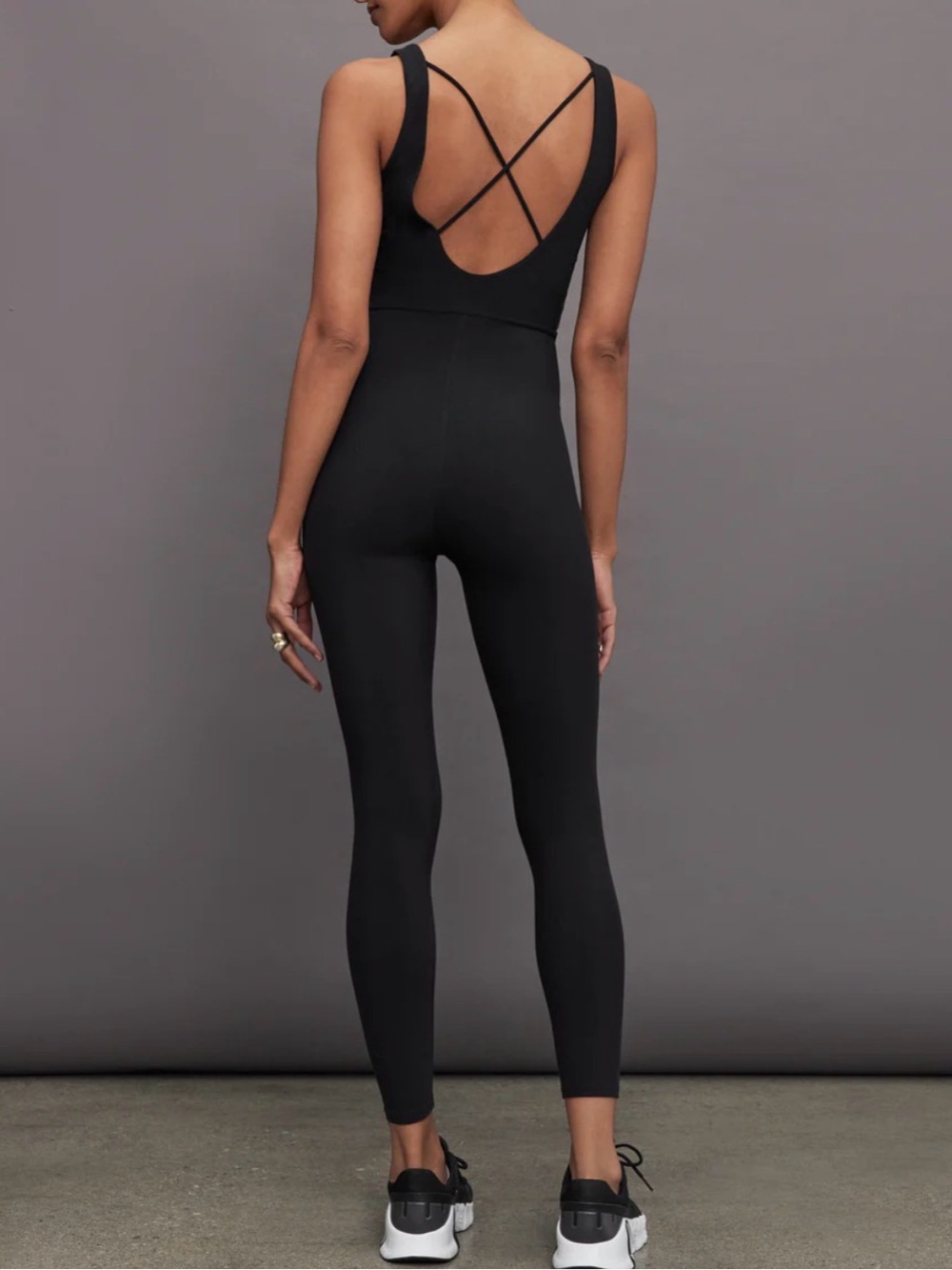 Carbon38 Black Strappy Jumpsuit